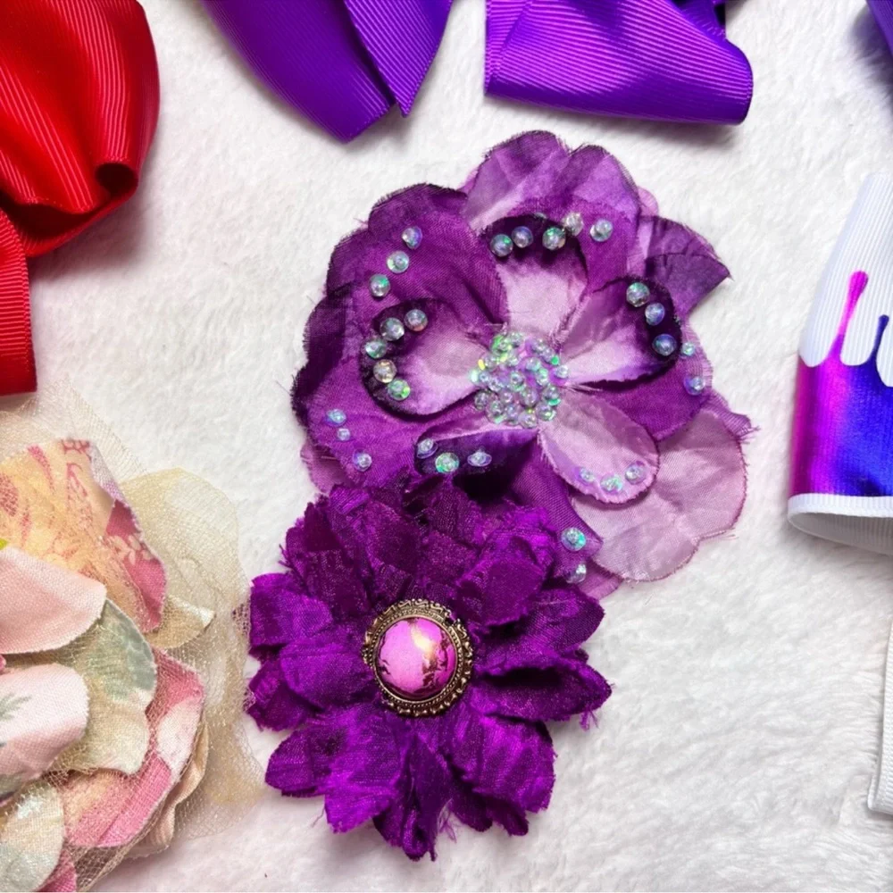 Colorful Hair‎ Bow Collection Multicolor, Dance Hair accessory